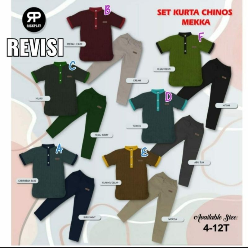 Set Kurta Chinos Meka by Rickplay