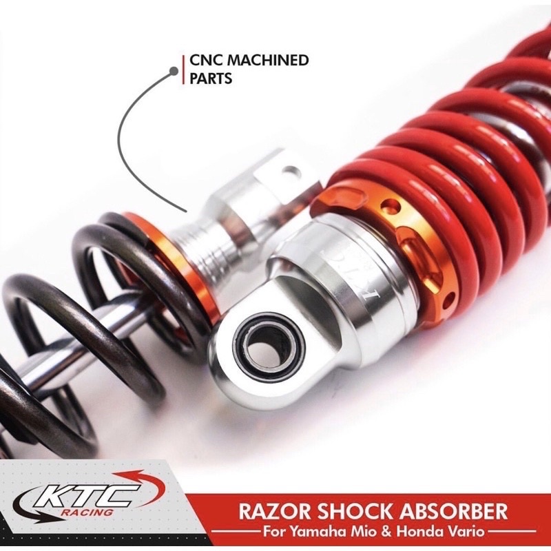 SHOCK KTC SINGLE RAZOR  NON CLIK ORIGINAL VARIO/BEAT/MIO/SHOCKBREAKER KTC RACING ORIGINAL