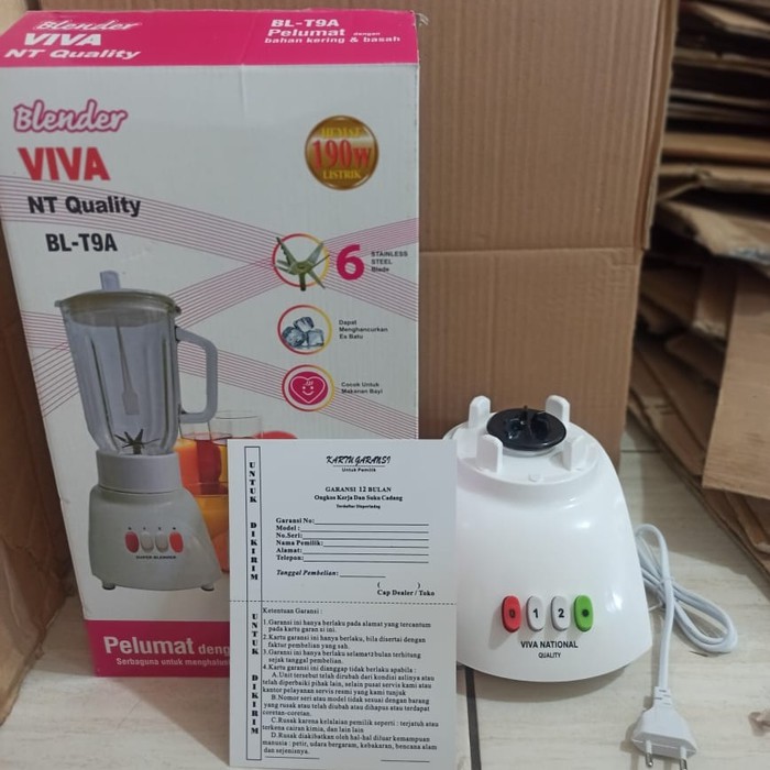 MESIN BLENDER VIVA NATIONAL BL T9A (Hanya Mesin) TERMURAH ORIGINAL