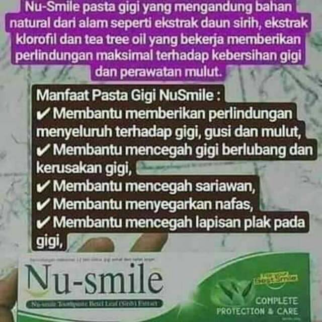 NU-Smile produk asli HWI