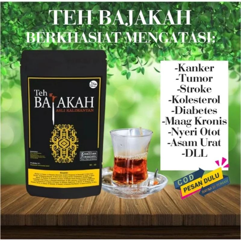 Teh Bajakah Asli Kemasan Celup Kualitas Premium Ampuh Mengobati Kanker Tumor Stroke Kelenjar Tiroid