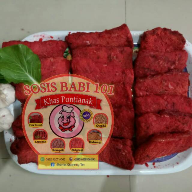 

chasio/ charsiu/ Ang bak / Fung cu nyuk/ daging merah khas pontianak 101