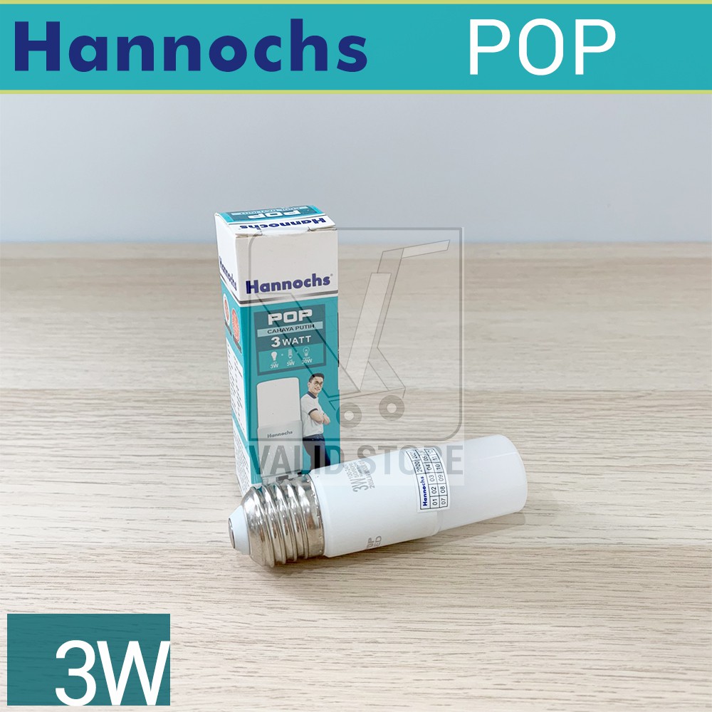 Hannochs Lampu Pop Led 3W / 3 watt