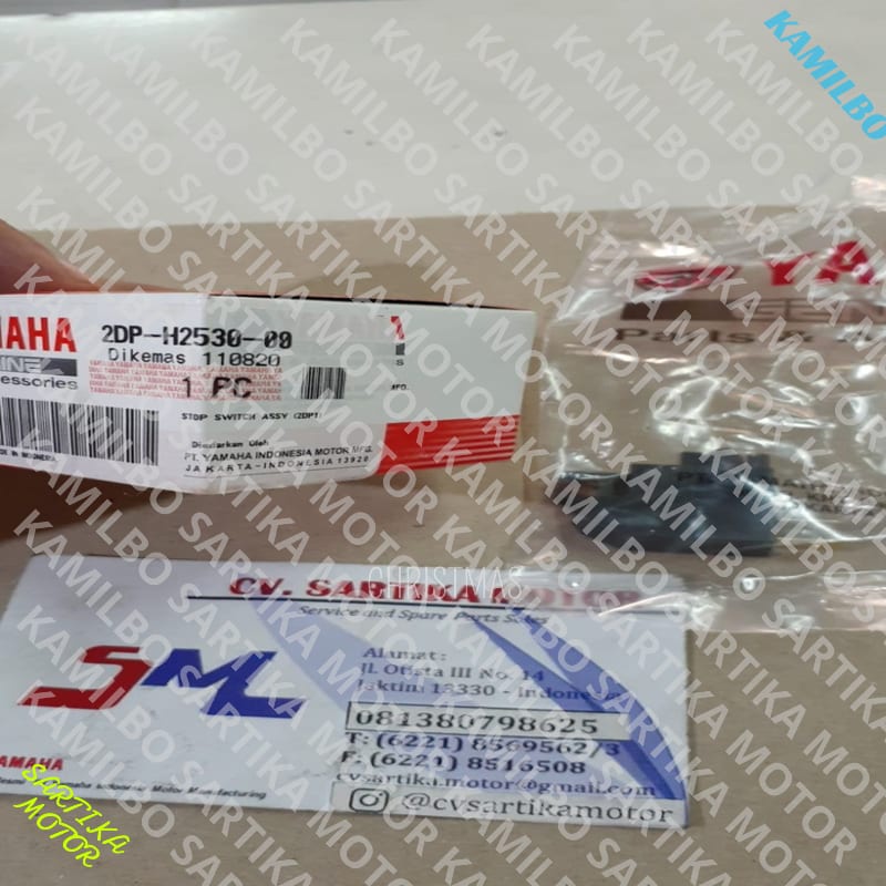 (100% Ori ) Switch Rem Belakang Kiri NMAX 0/ Stop Switch Assy 2DP-H2530-00 Keren