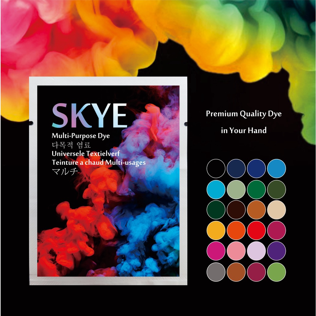 SKYE DYE - Pewarna Pakaian - Celup Baju dan Kain Textile - Tie Dye