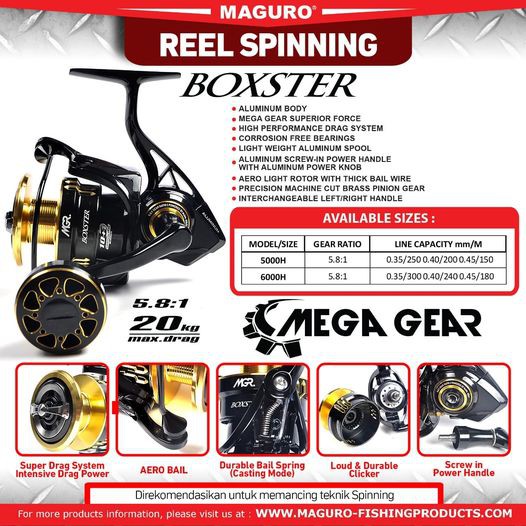 Reel SPINNING MAGURO BOXSTER