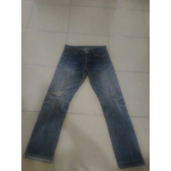 Celana jeans levis 501 selvedge