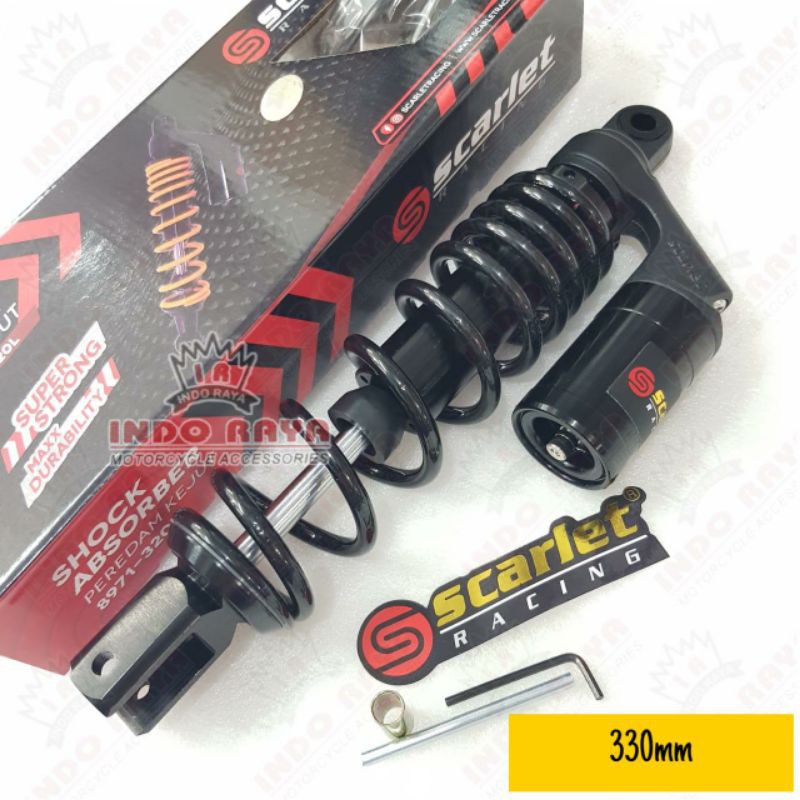 Shockbeker sok shock matic tabung atas 305mm 330mm scarlet tabung