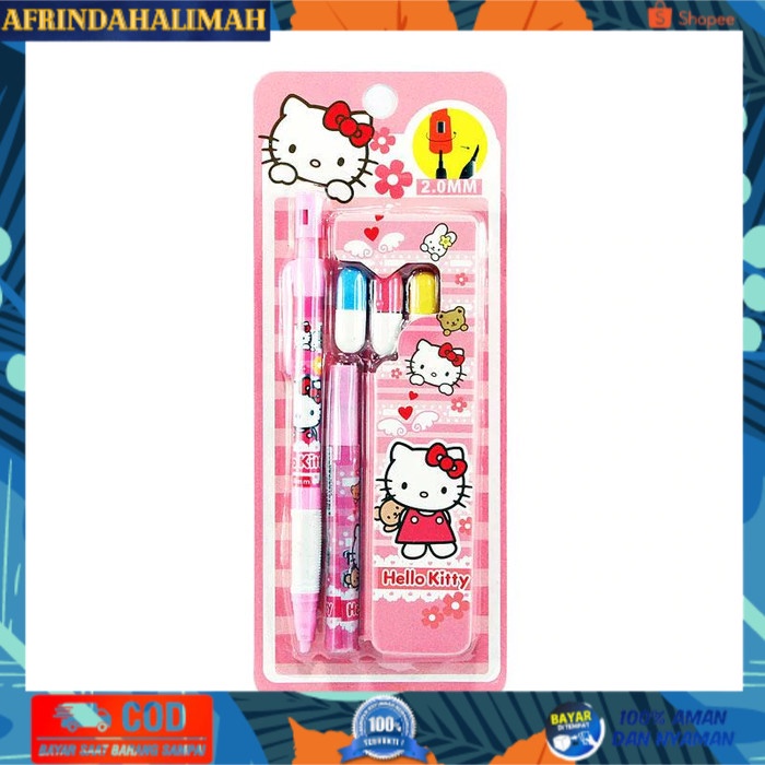 

{TERBARU} Set Alat Tulis Sekolah Karakter Hello Kitty