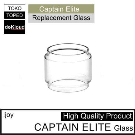 [AN]  kaca Fat Boy Captain Elite Replacement Glass | 22.5mm warna glass bening