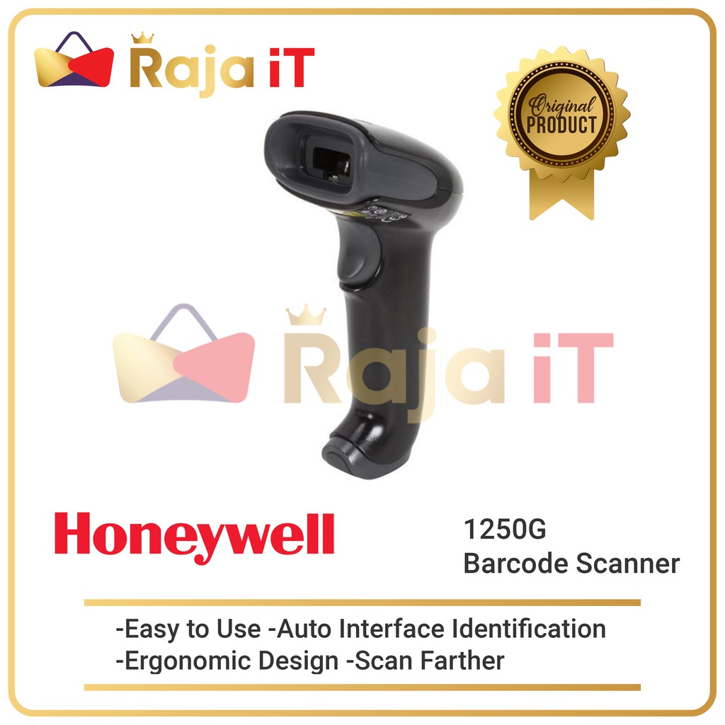 HONEYWELL Voyager Barcode Scanner 1250G Scanner Barcode 1250 G 1D USB