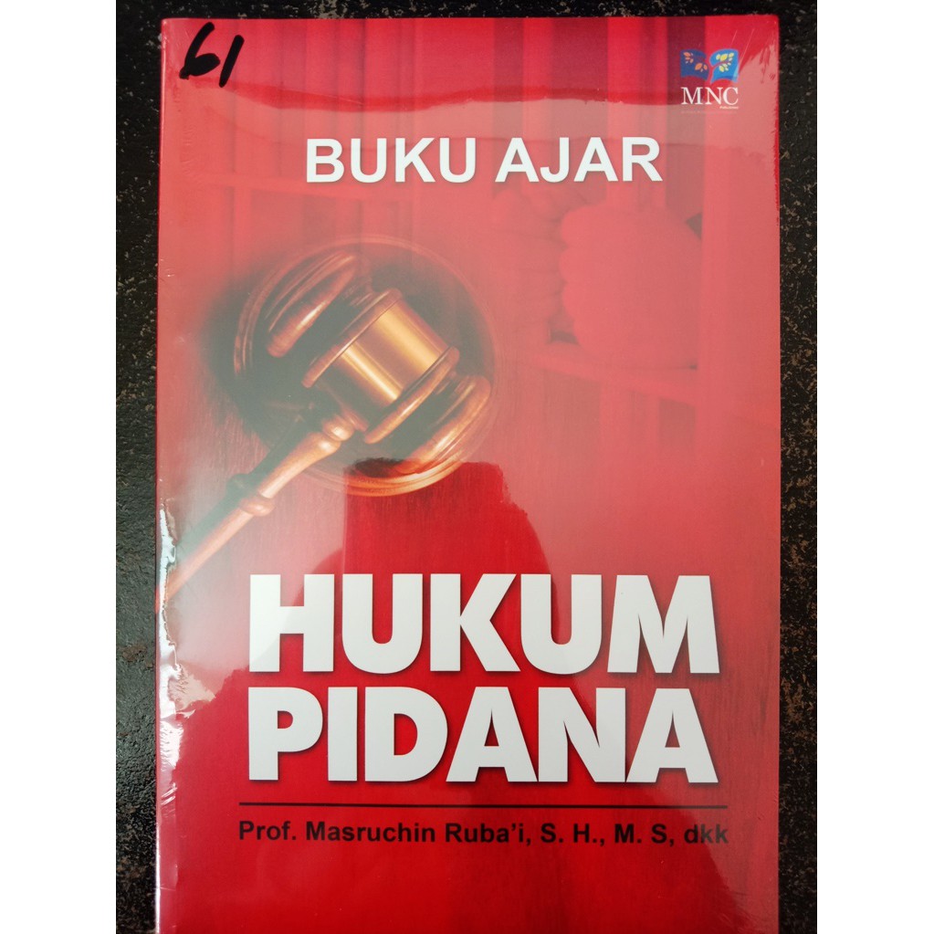 Buku Ajar Hukum Pidana