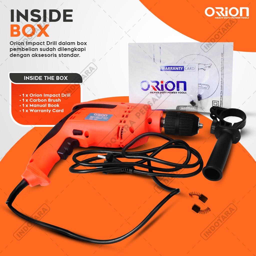 Mesin Bor listrik elektrik / Electric Impact Drill Orion HD6622P