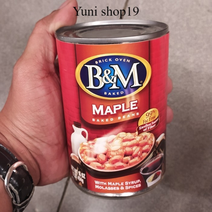 

baked brans maple can 454gr