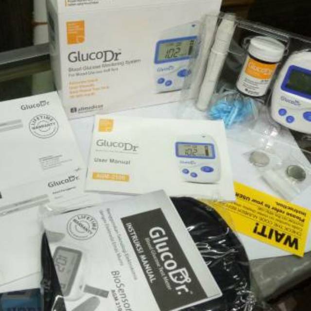 Alat gluco dr biosensor komplit+strip 25