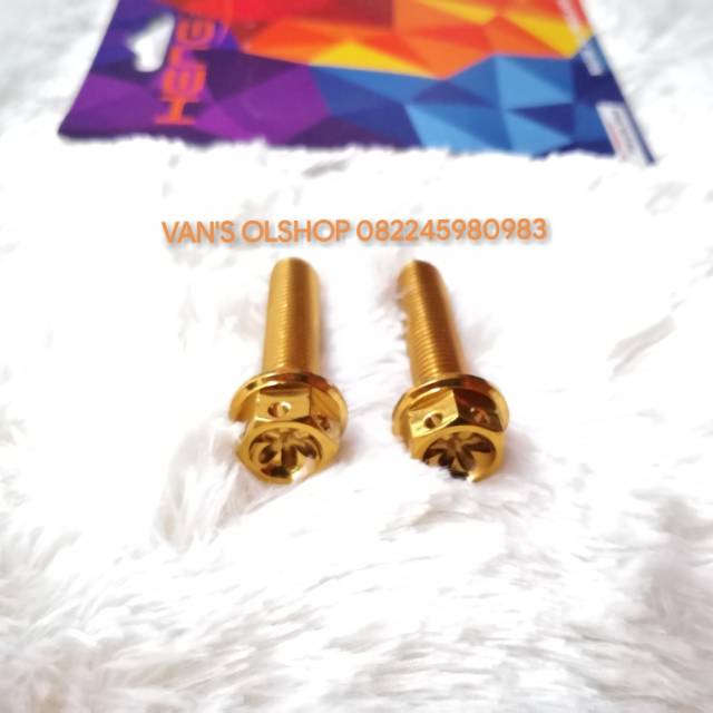 Baut Probolt Gold Untuk Baut Bracket Kaliper Belakang Nmax