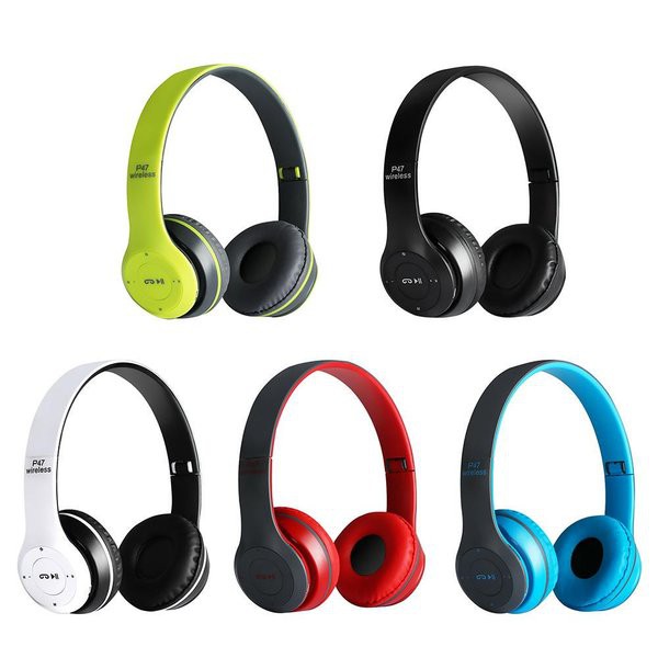 P47 Headphone Wireless Portable Bluetooth Headset Bass Handfree Earphone