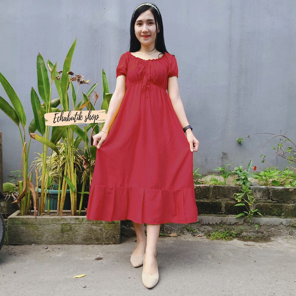 DASTER/DRES CASANDRA POLOS BALI-POLOS MARUN
