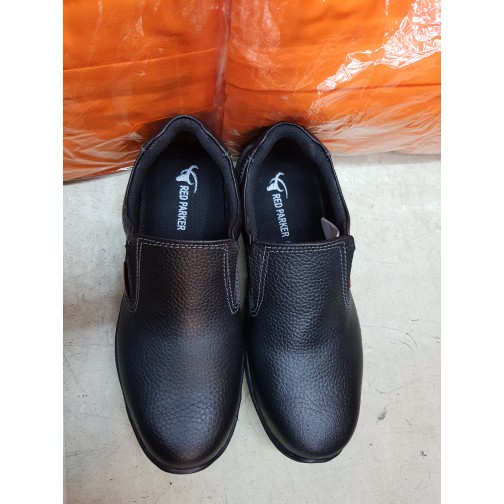 TERMUURAAH, SEPATU SAFETY RED PARKER P182 / SEPATU KERJA / SAFETY SHOES SLOP - Hitam- 39 .