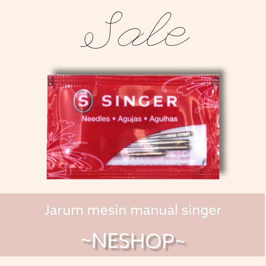 Jarum Mesin Jahit Manual Singer