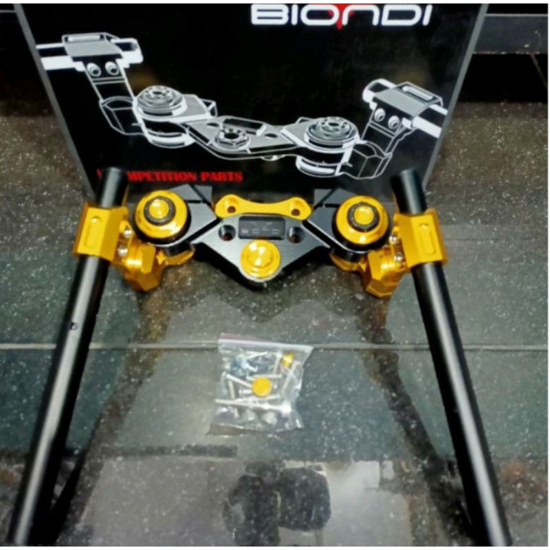 stang jepit nmax stang variasi nmax merk BIONDI full cnc