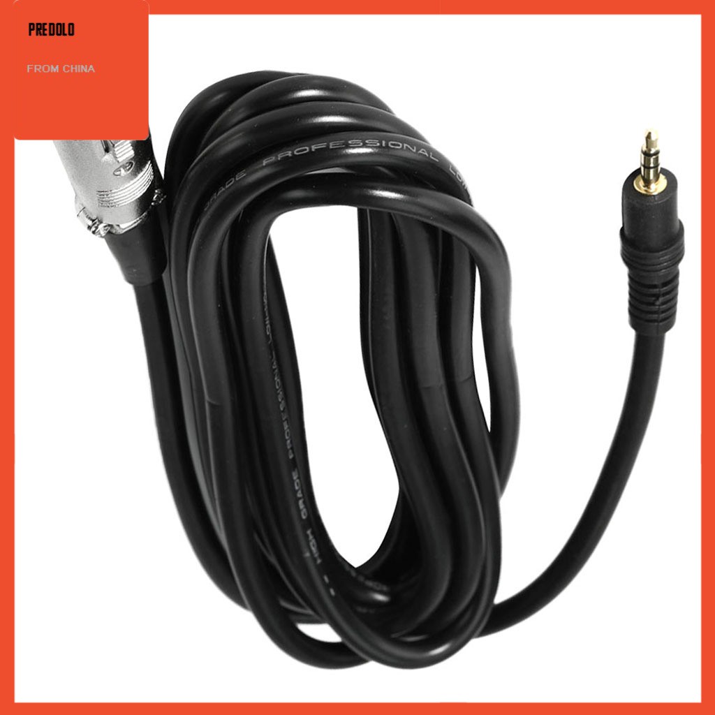 Kabel Mikrofon Xlr Female To 3.5mm (1 / 8 Inch) Trs Male Jack 0.5m