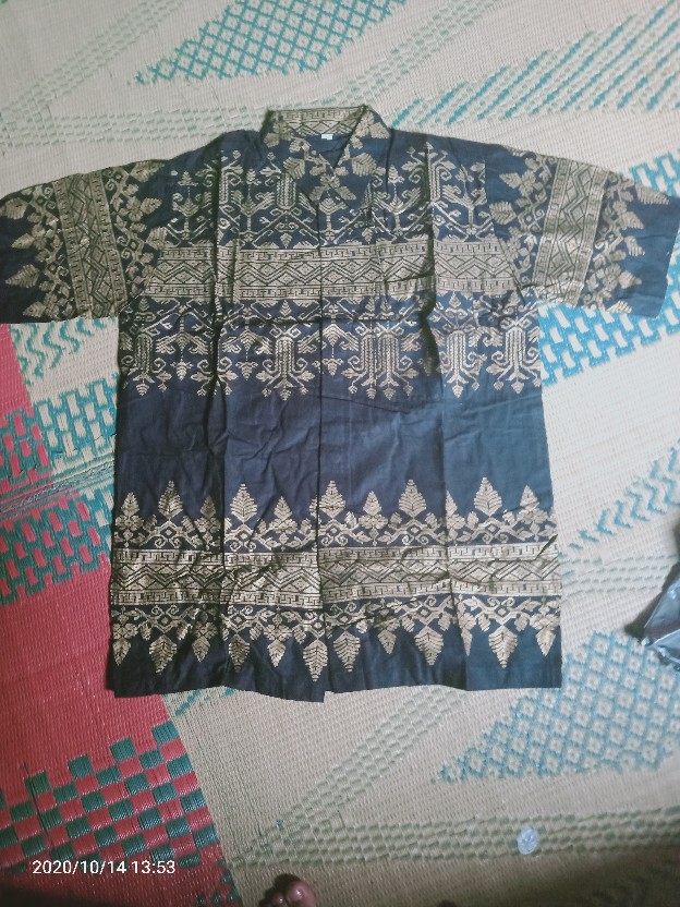 Diskon Bswart Batik Hrb026 Kenongo Padi Pekalongan M L Xl Batik Pria Murah Modern