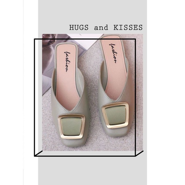 Sepatu flat jelly shoes import gesper hight quality RF