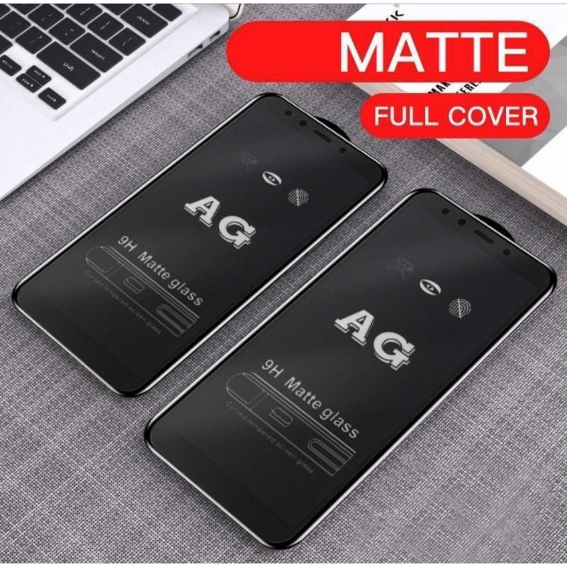 Tempered Matte Glass Full 10D Anti Minyak Oppo A9 2020 A5 2020 A32 A52 A72 A92 A92S