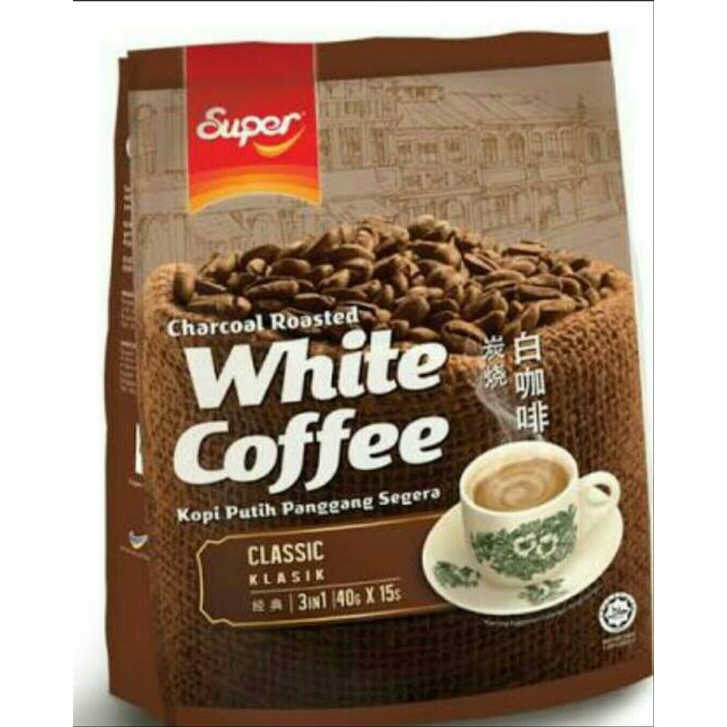 

SUPER WHITE COFFEE CLASIC 40GR 15'S
