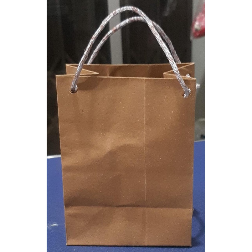 paperbag mini polos ukuran 10 x 13 paper bag XS coklat tas kertas samson kraft bag parfum souvenir