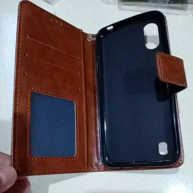 OPPO  F3/ F5 / F1S /F3 plus LEATHER CASE FLIPCASE KULIT