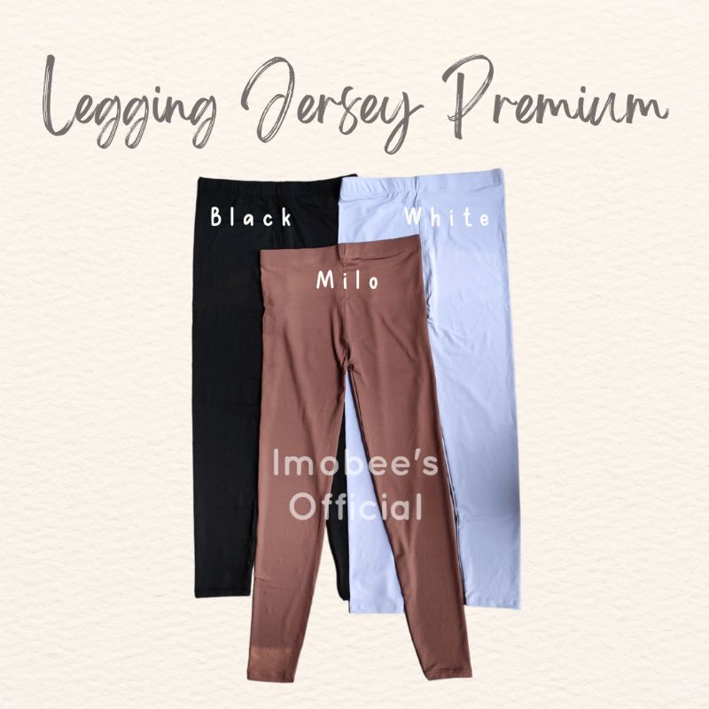 LEGGING DEWASA PANJANG JERSEY PREMIUM