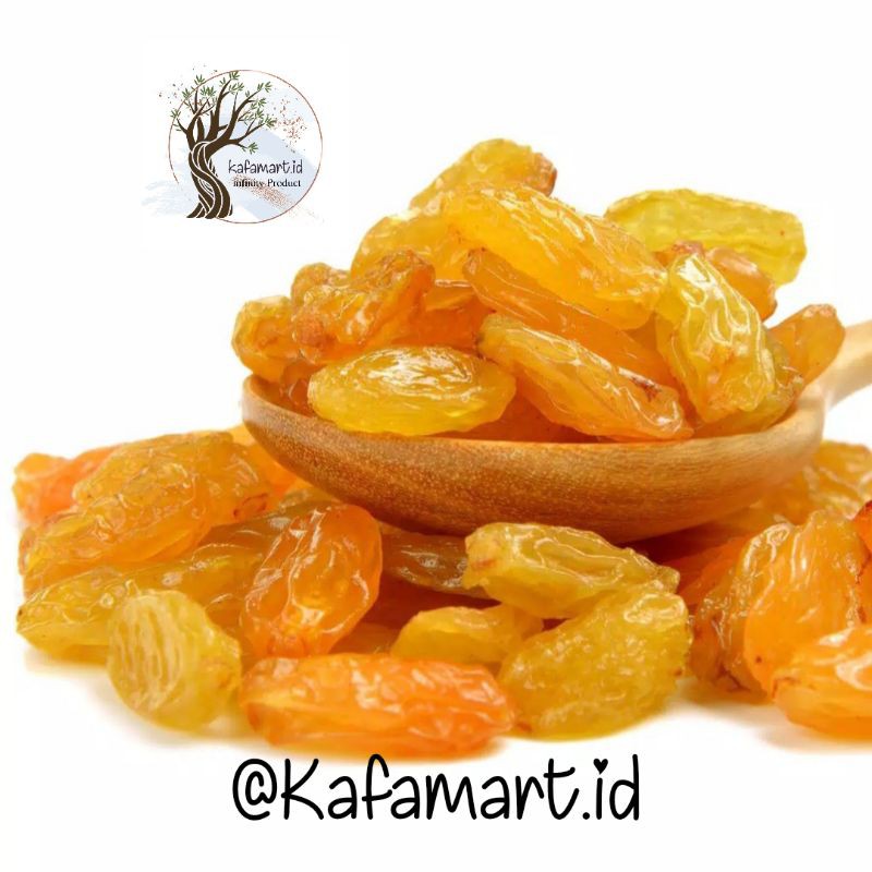 

KISMIS GOLDEN 1 kg - pure golden raisins anggur kering oleh - oleh haji