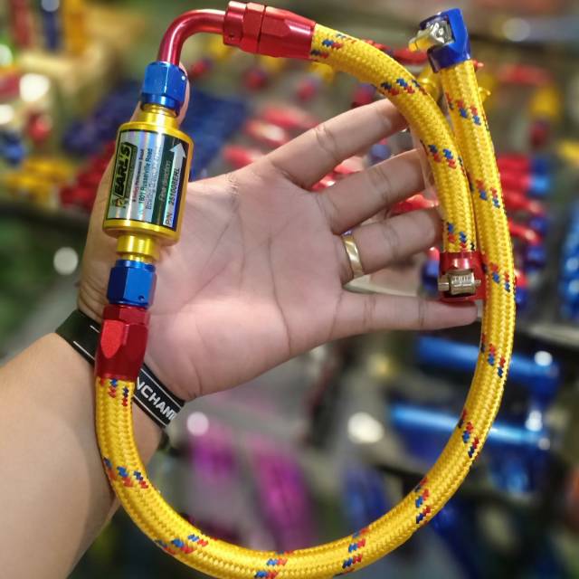 Filter selang bensin cnc earls scoopy beat vario klem fpr