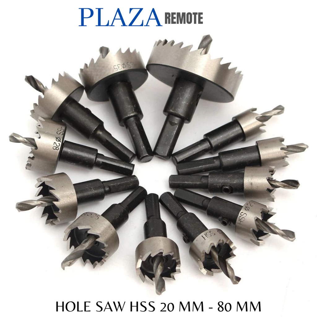 MATA BOR BESI HOLE SAW HSS TITANIUM DRILL BIT BESI METAL CARBIDE 23 MM