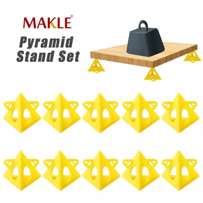 10pcs Alat Bantu Stand Cat Pyramid Triangle Pads Paint 10 PCS - AL-01