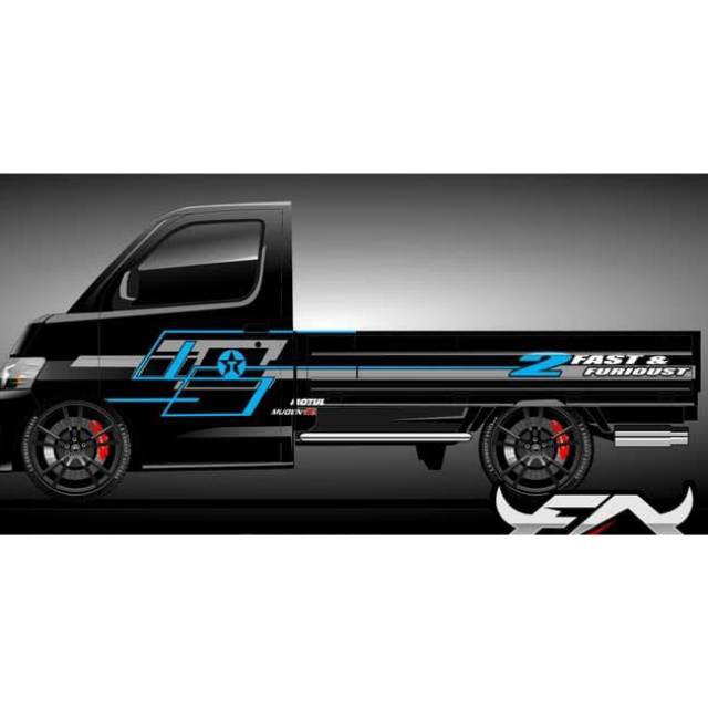 Stiker mobil pick up apv suzuki terbaru stiker mobil pick up apv