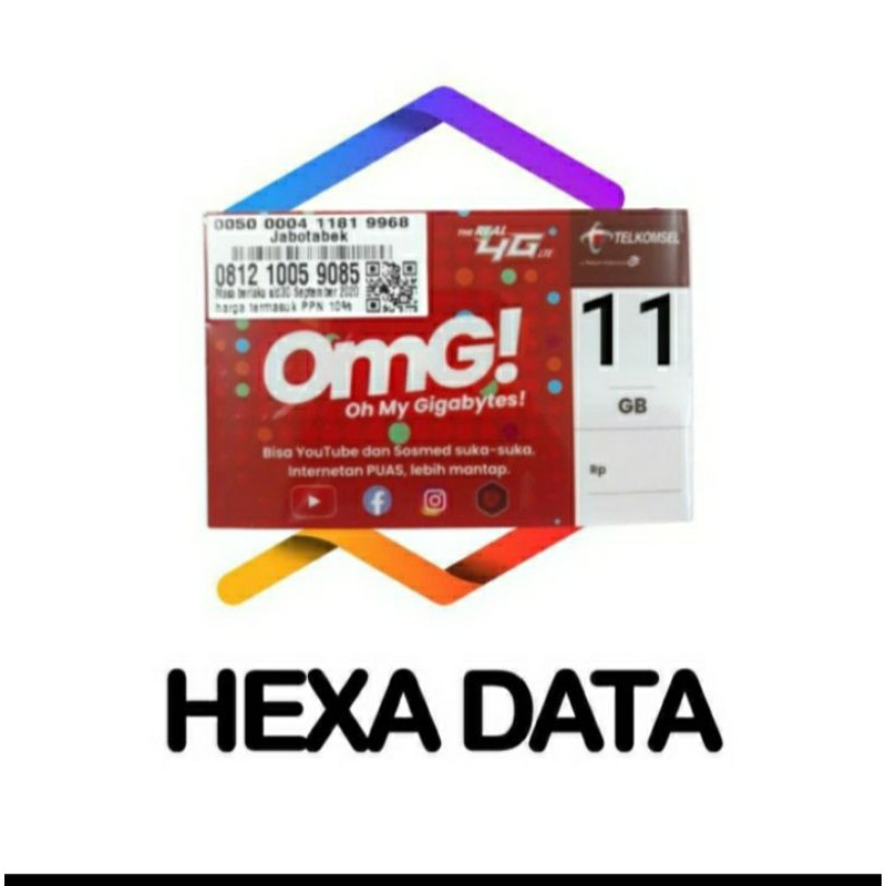 PERDANA KUOTA TELKOMSEL 11GB