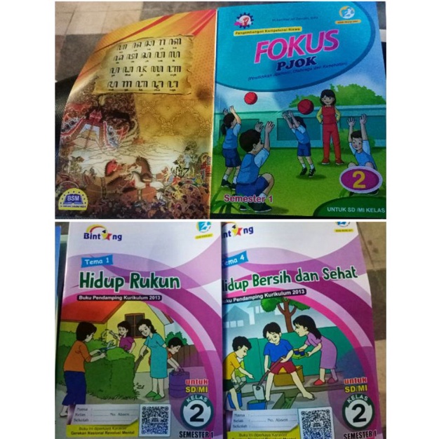 Buku Kelas 2 SD bintang ,kresna basa jawa