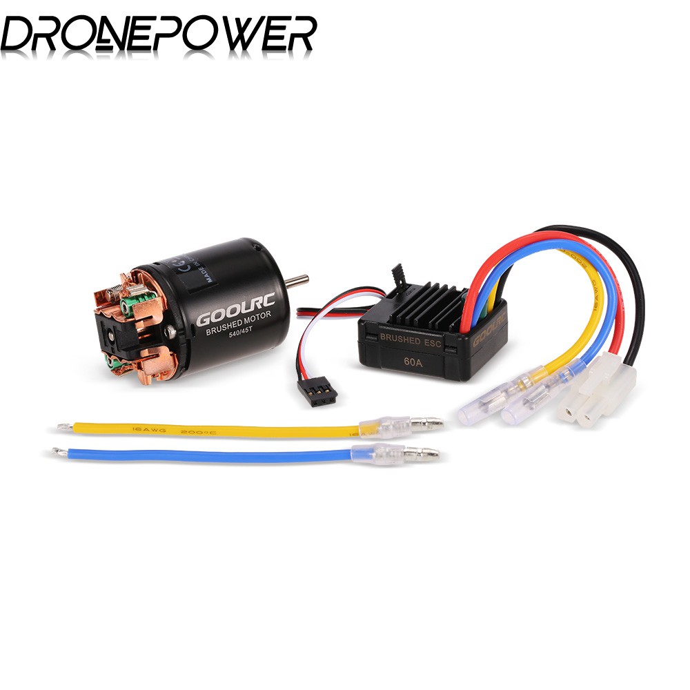 rc crawler motor esc combo