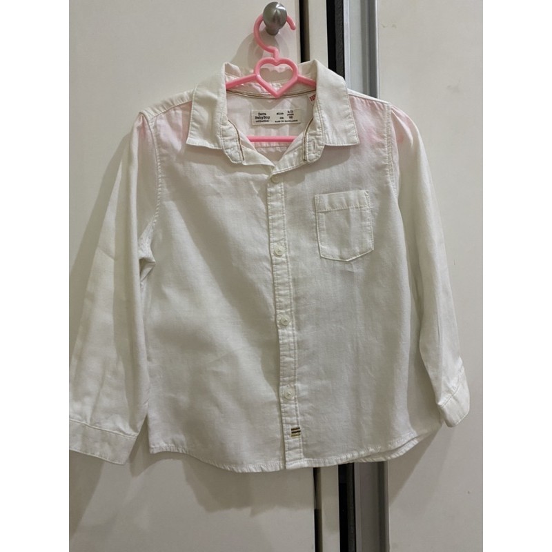 kemeja anak laki-laki lengan panjang Zara preloved