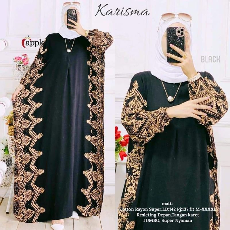 GROSIR KAFTAN RIYANA I KAFTAN SUPER JUMBOLD 140cm I DASTER LOWO TERMURAH