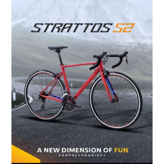 sepeda roadbike Polygon Stratos S2