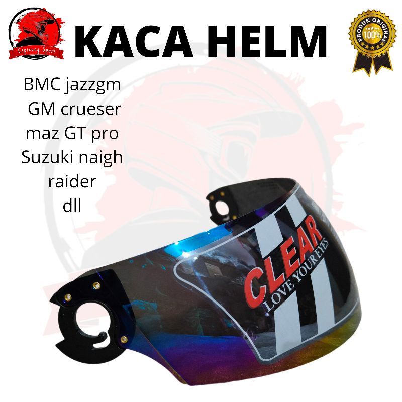 visor kaca helm full face BMC jazz