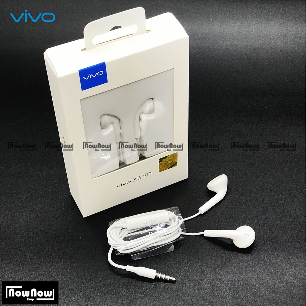 Headset Earphone Vivo XE100 Original OEM Handsfree X3S X5 Y21 Y22 Y27 Y31 Y35 Y51 Y53 Y55 V3 V5 V7