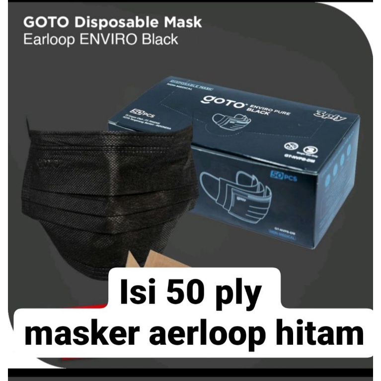 Masker 3ply Goto rainbow isi 50