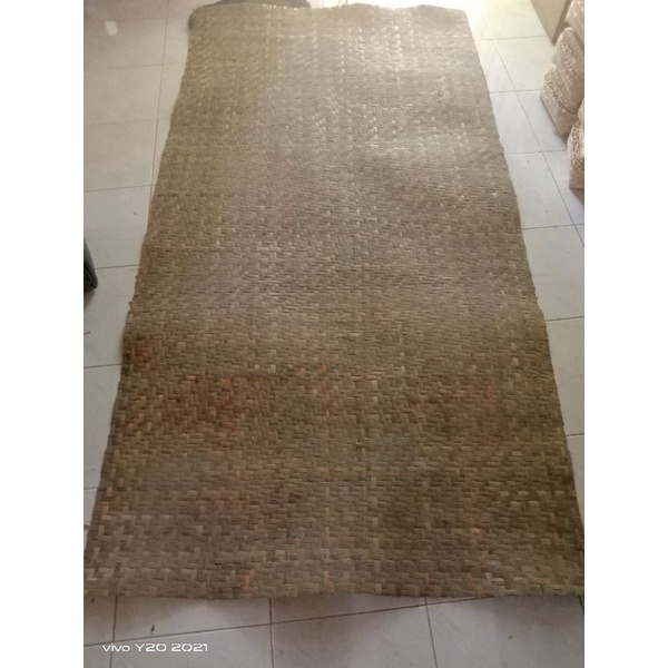 ANYAMAN KULIT BAMBU POLOS LEBARAN PER METER PERSEGI UNTUK DINDING,PLAFON,GAZEBO,DSB