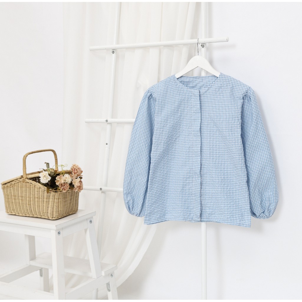 ATASAN BLOUSE REALPICT / LONIA PART II /KEMEJA WANITA KOREA-1