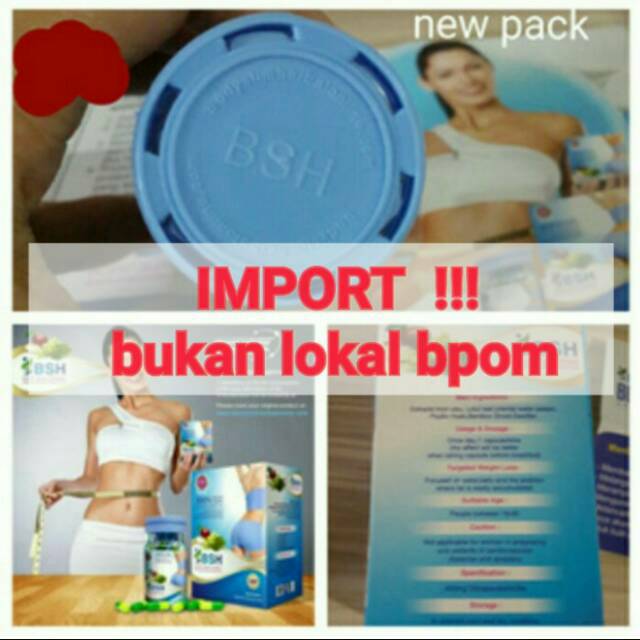 BSH Original Pelangsing Tubuh IMPORT DAN BPOM